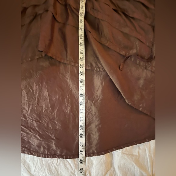 Krista Larson silk Taffeta iridescent holiday dress OSFM - Picture 6 of 8